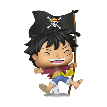 One Piece - Luffy D. Luffy (with Flag) US Exclusive Pop! Vinyl