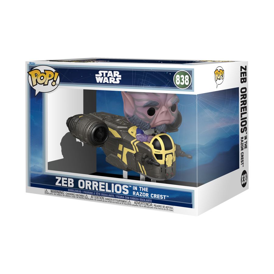 The Mandalorian & Grogu (2026) - Zeb Orrelios in the Razor Crest Pop! Ride