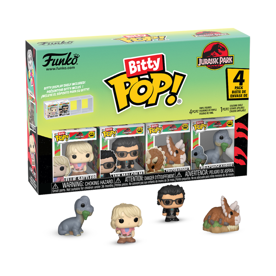 Jurassic Park - Triceratops Bitty Pop! 4-Pack