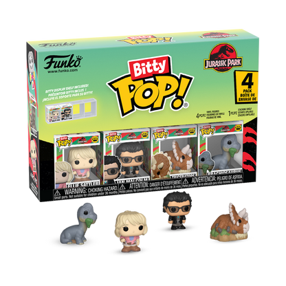 Jurassic Park - Triceratops Bitty Pop! 4-Pack