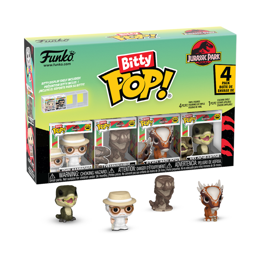 Jurassic Park - Velociraptor Bitty Pop! 4-Pack