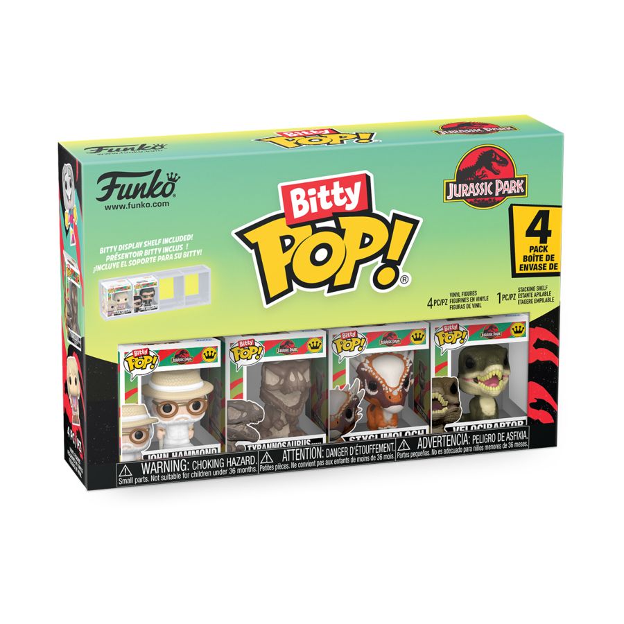 Jurassic Park - Velociraptor Bitty Pop! 4-Pack