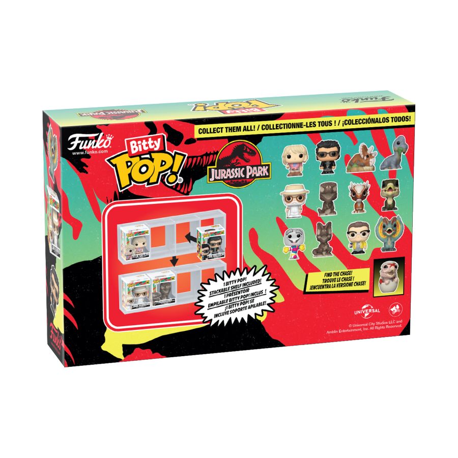 Jurassic Park - Velociraptor Bitty Pop! 4-Pack