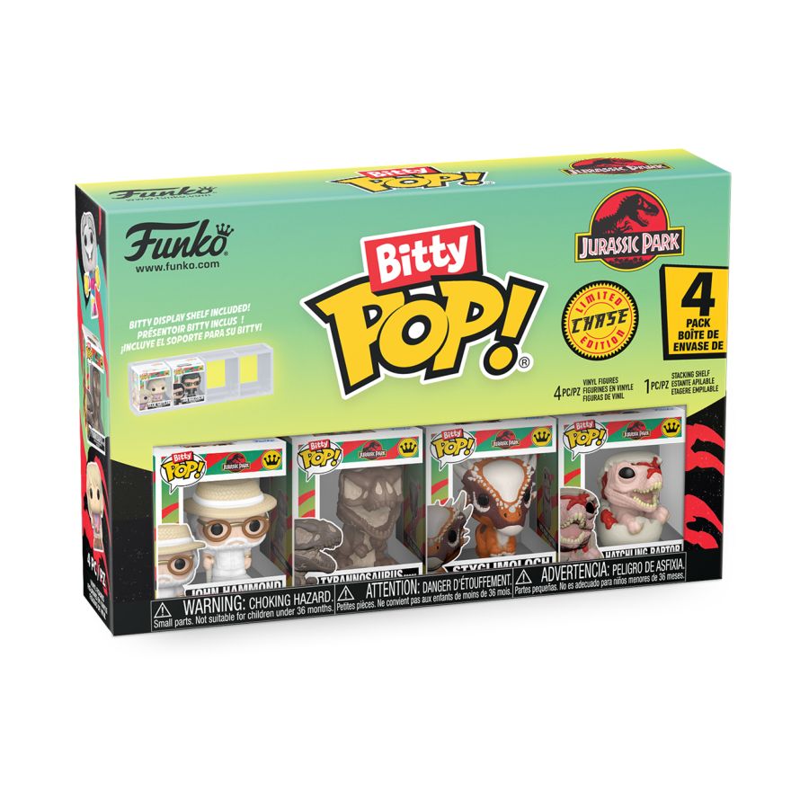 Jurassic Park - Velociraptor Bitty Pop! 4-Pack