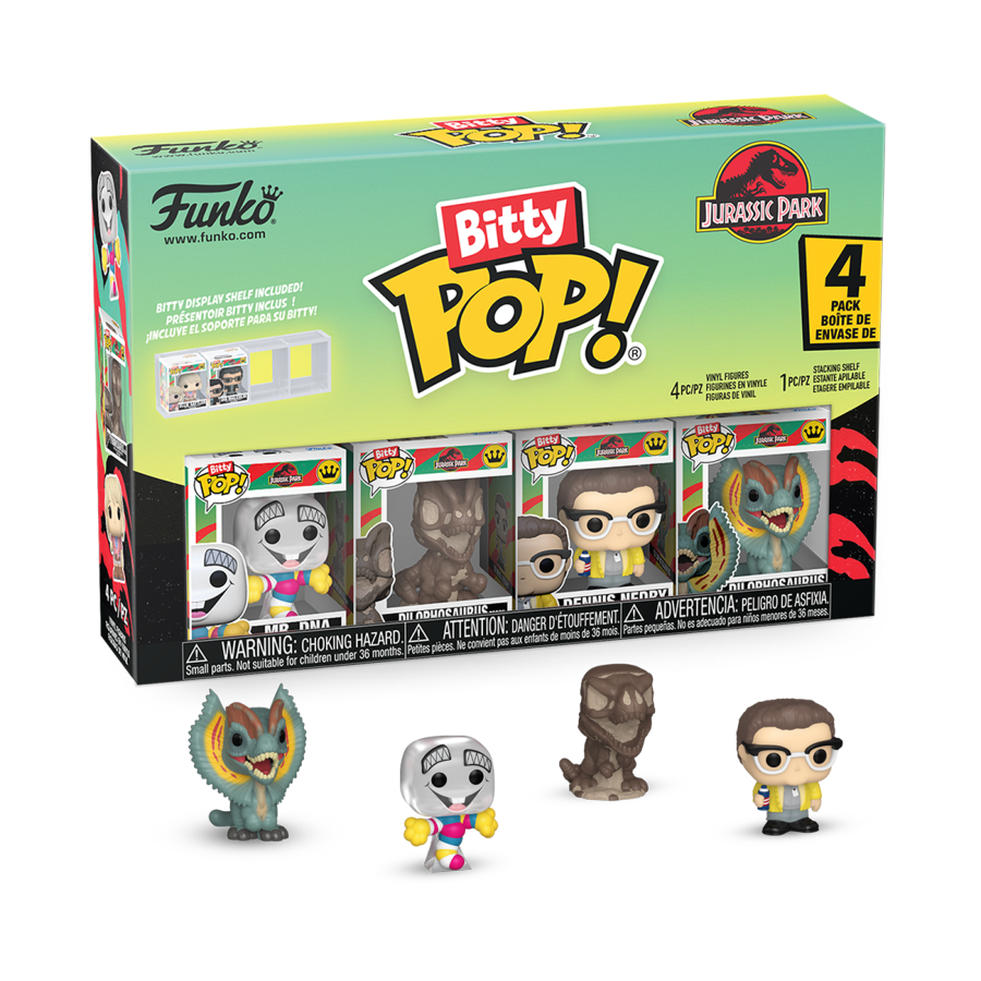 Jurassic Park - Mr DNA Bitty Pop! 4-Pack