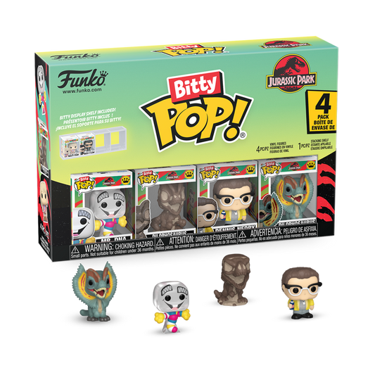 Jurassic Park - Mr DNA Bitty Pop! 4-Pack