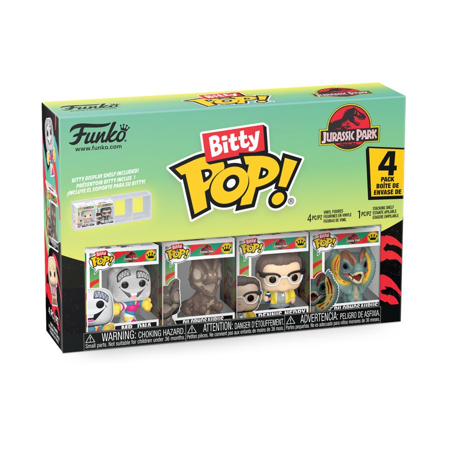 Jurassic Park - Mr DNA Bitty Pop! 4-Pack
