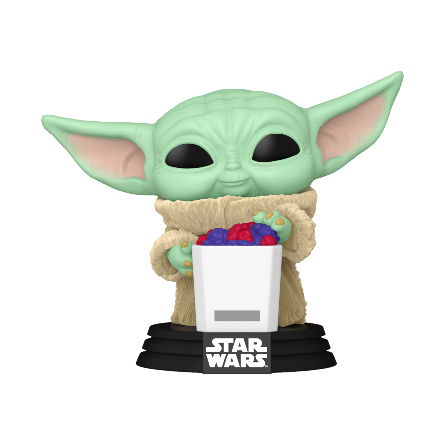 The Mandalorian & Grogu (2026) - Grogu (with Food) US Exclusive Flocked Pop! Vinyl