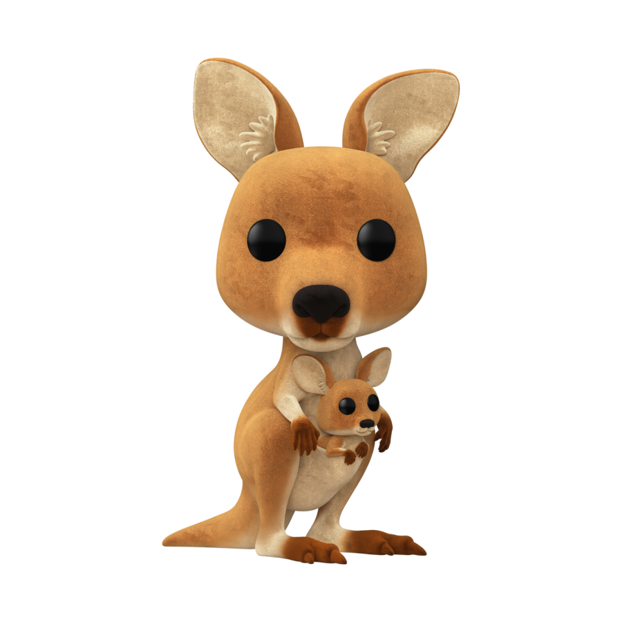 Australian Animals - Kangaroo Flocked Pop! Vinyl