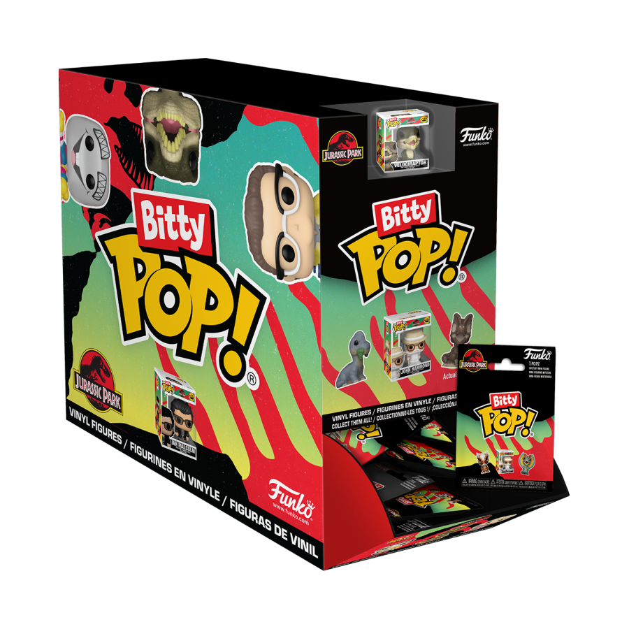 Jurassic Park - Bitty Pop! Blind Bag Assortment (Display of 32)