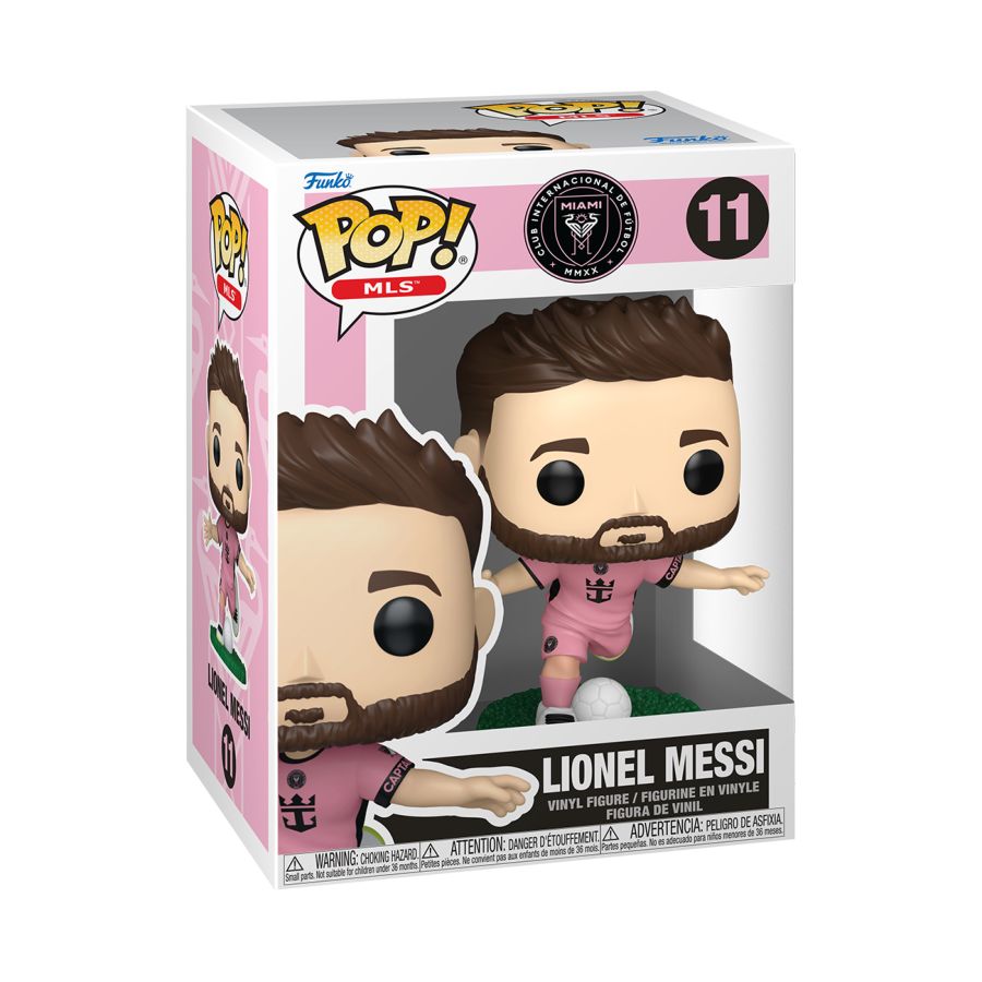 MLS: Inter Miami - Lionel Messi (Pink Kit) Pop! Vinyl