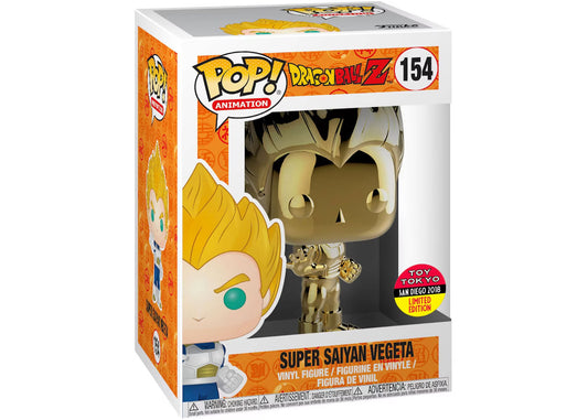 Dragon Ball Z - Vegeta (Super Saiyan) (Gold) 2018 Toy Tokyo Exclusive Pop! Vinyl #154