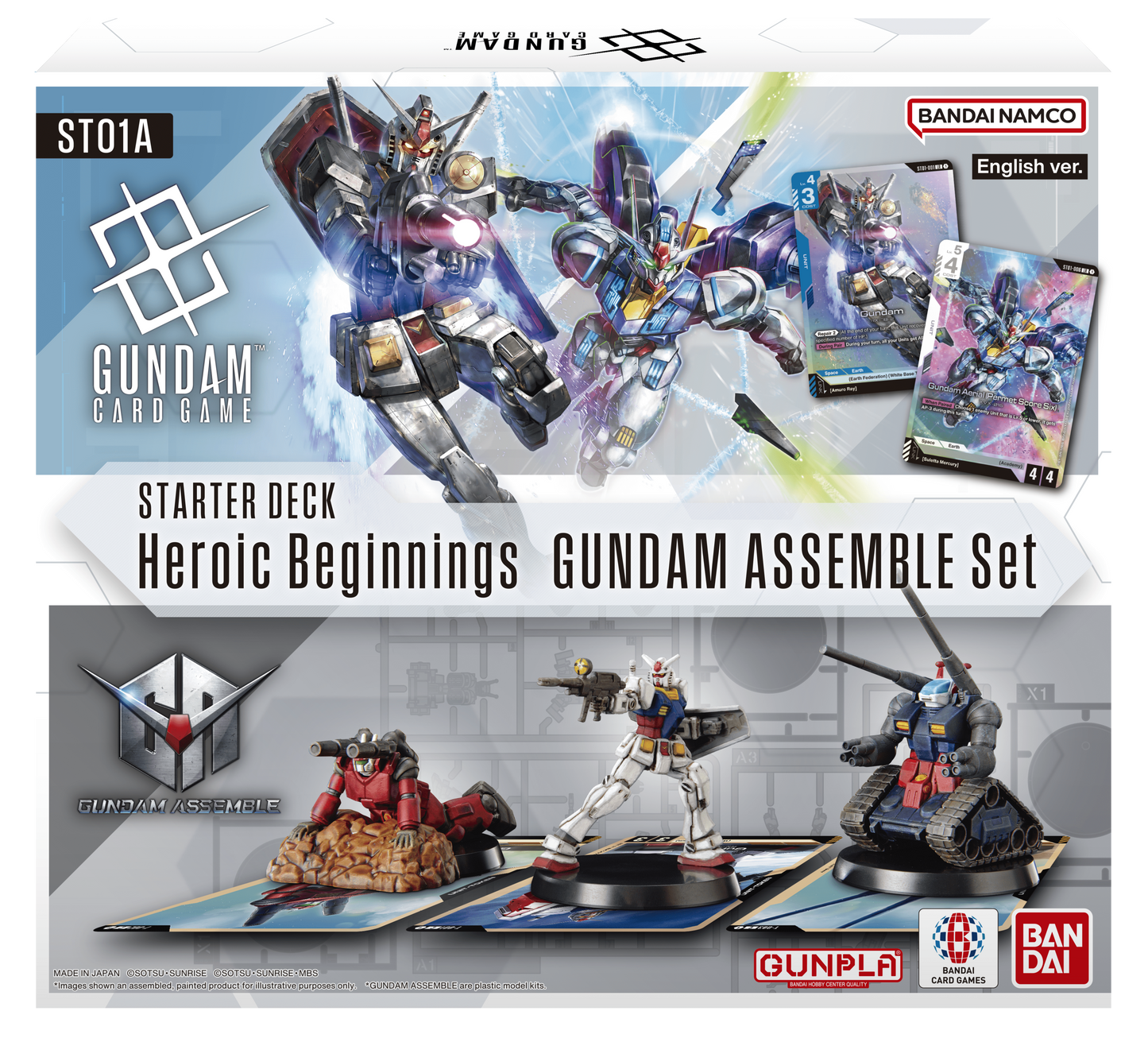 Gundam Card Game: Gundam Assemble Starter Set – Heroic Beginnings [ST01A]