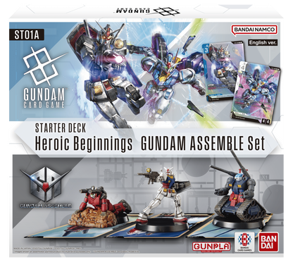 Gundam Card Game: Gundam Assemble Starter Set – Heroic Beginnings [ST01A]