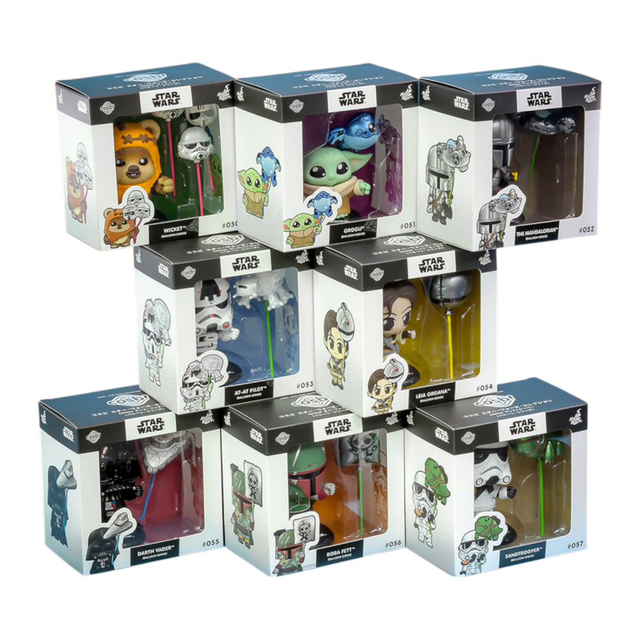 Star Wars - Balloon Carrying Cosbi Bobble-Head (Display of 8)