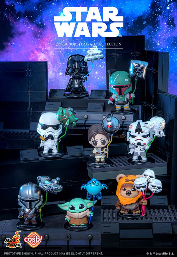 Star Wars - Balloon Carrying Cosbi Bobble-Head (Display of 8)
