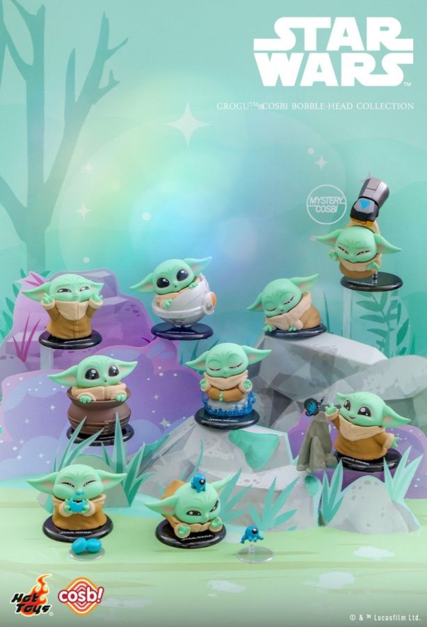 Star Wars - Grogu Cosbi Bobble-Head (Display of 8)