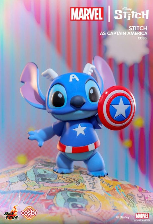 Marvel Comics - Stitch as Marvel Characters Cosbi Collection (Display of 8)