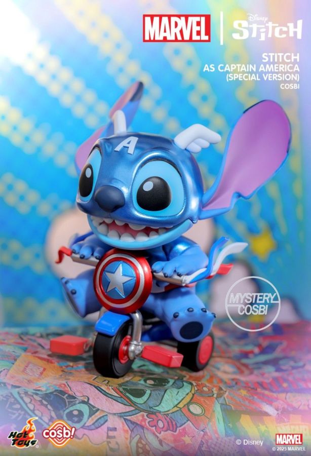 Marvel Comics - Stitch as Marvel Characters Cosbi Collection (Display of 8)