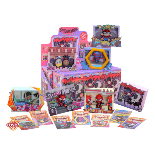Spider-Man: Across the Spider-Verse - Spider-Man Mini Diorama Cosbi Collection (Display of 6)