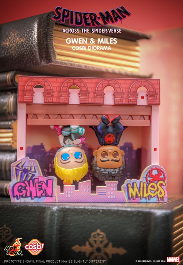 Spider-Man: Across the Spider-Verse - Spider-Man Mini Diorama Cosbi Collection (Display of 6)