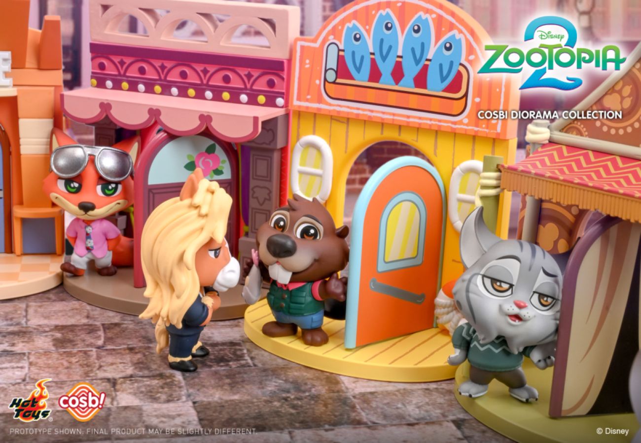 Zootopia 2 - Zootopia Diorama Cosbi Bobble-Head Series 2 (Display of 6)