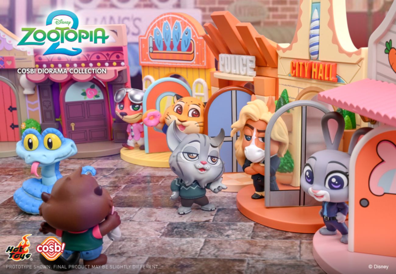 Zootopia 2 - Zootopia Diorama Cosbi Bobble-Head Series 2 (Display of 6)