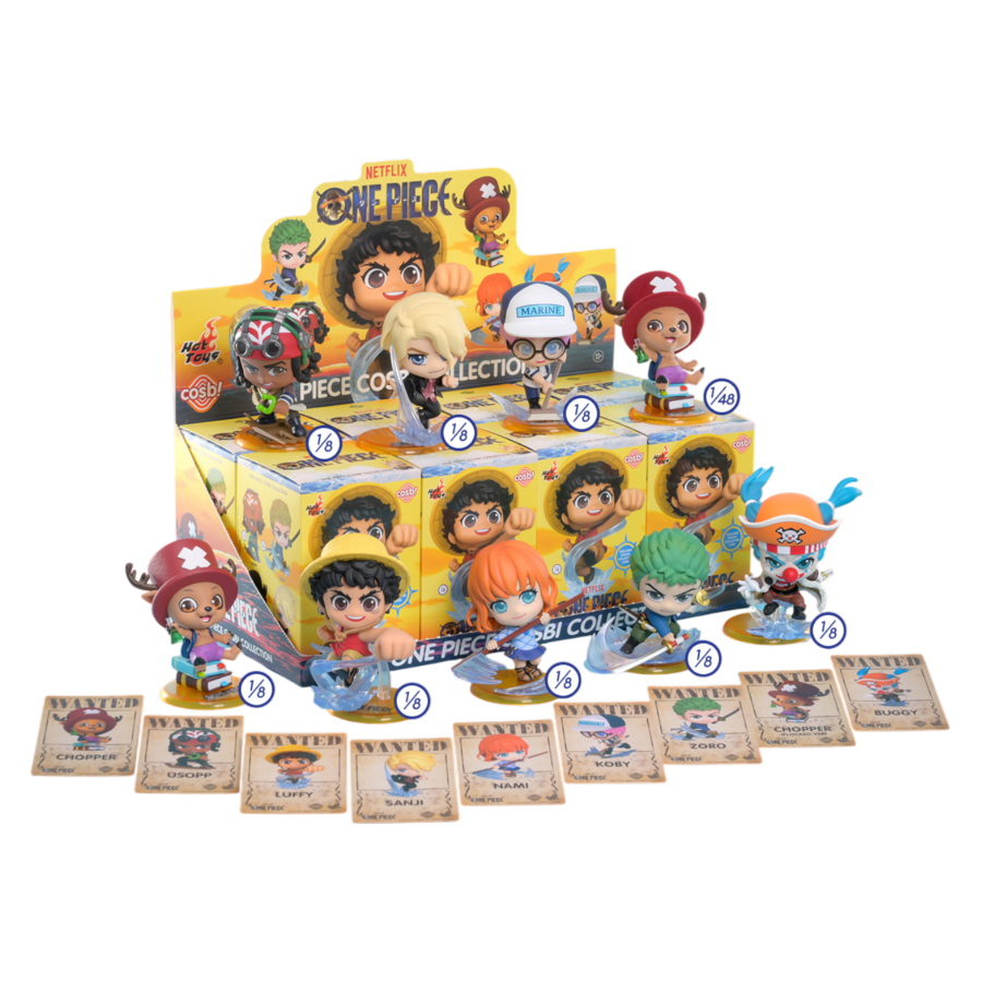 One Piece (Netflix) - Cosbi Bobble-Head Assortment (Display of 8)