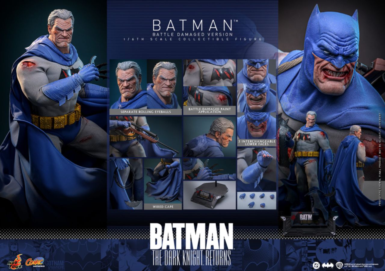 Batman: The Dark Knight Returns - Batman (Battle Damaged) 1:6 Scale Collectible Action Figure