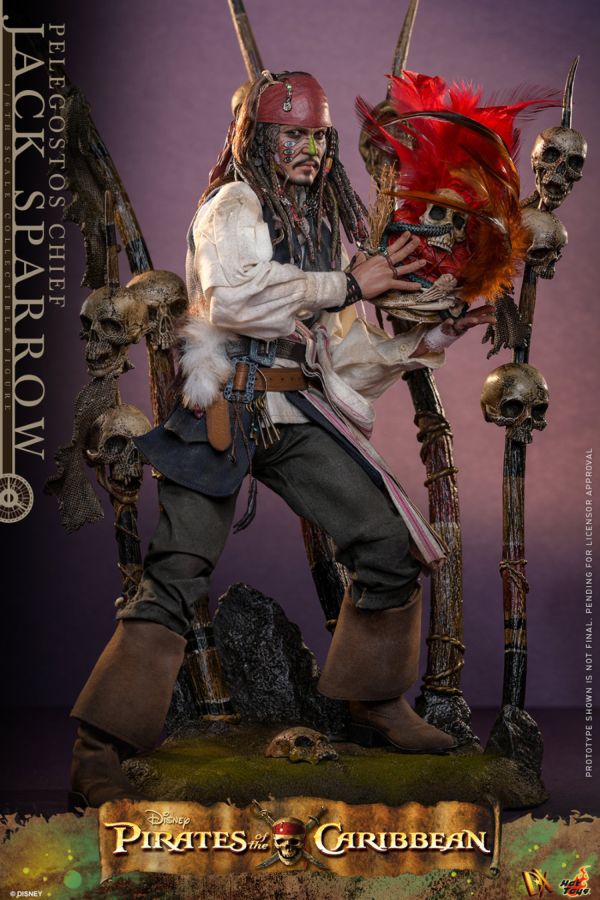 Pirates of the Caribbean 2 - Pelegostos Chief Jack Sparrow 1:6 Scale Collectible Action Figure
