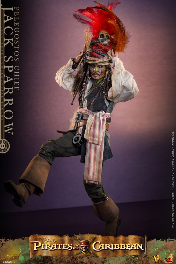 Pirates of the Caribbean 2 - Pelegostos Chief Jack Sparrow 1:6 Scale Collectible Action Figure