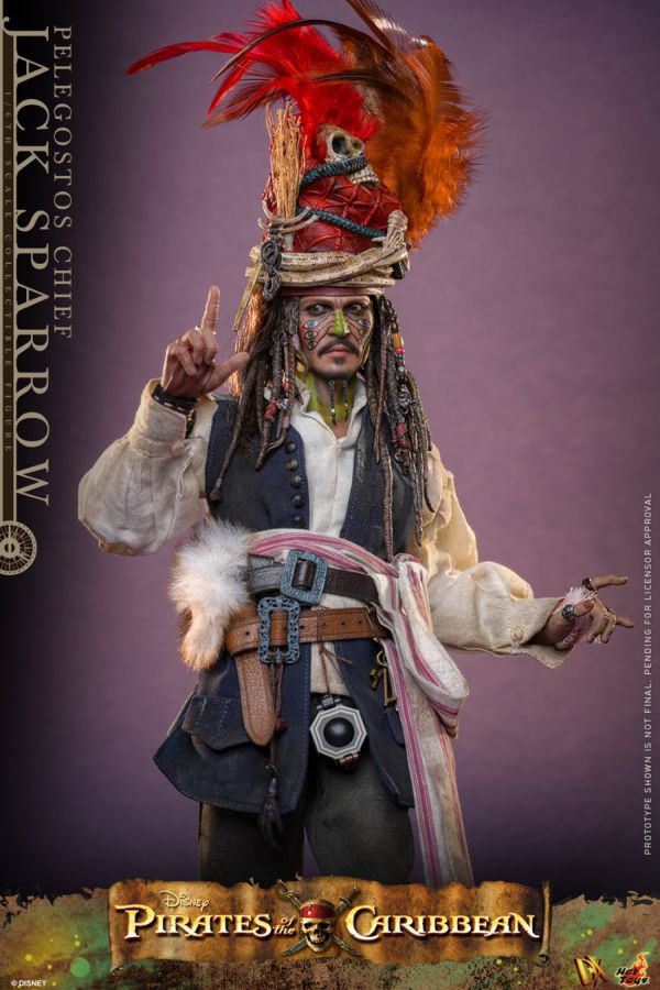 Pirates of the Caribbean 2 - Pelegostos Chief Jack Sparrow 1:6 Scale Collectible Action Figure