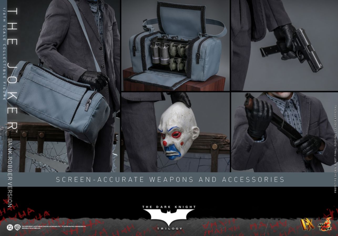 The Dark Knight - The Joker (Bank Robber Version) 1:6 Scale Collectable Action Figure