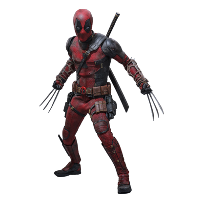 Deadpool & Wolverine - Deadpool (Battling Version) 1:6 Scale Collectible Action Figure
