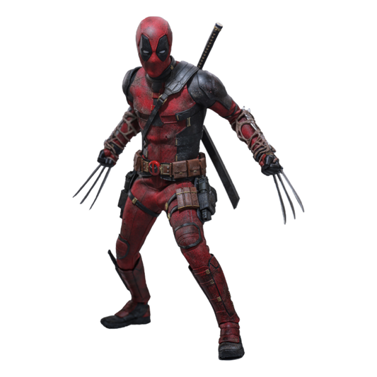 Deadpool & Wolverine - Deadpool (Battling Version) 1:6 Scale Collectible Action Figure