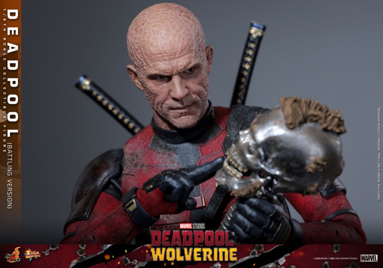 Deadpool & Wolverine - Deadpool (Battling Version) 1:6 Scale Collectible Action Figure