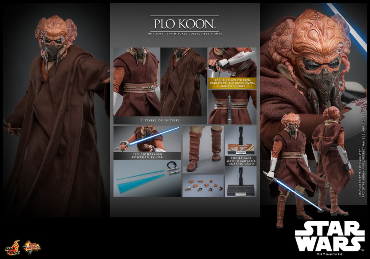 Star Wars: RotS - Plo Koon 1:6 Scale Collectable Action Figure