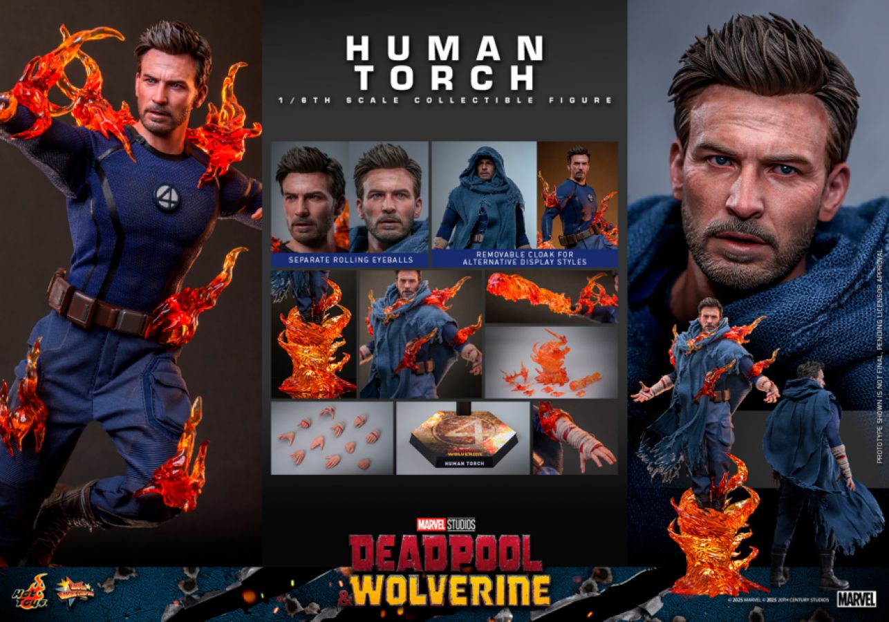 Deadpool & Wolverine - Human Torch 1:6 Scale Collectable Action Figure