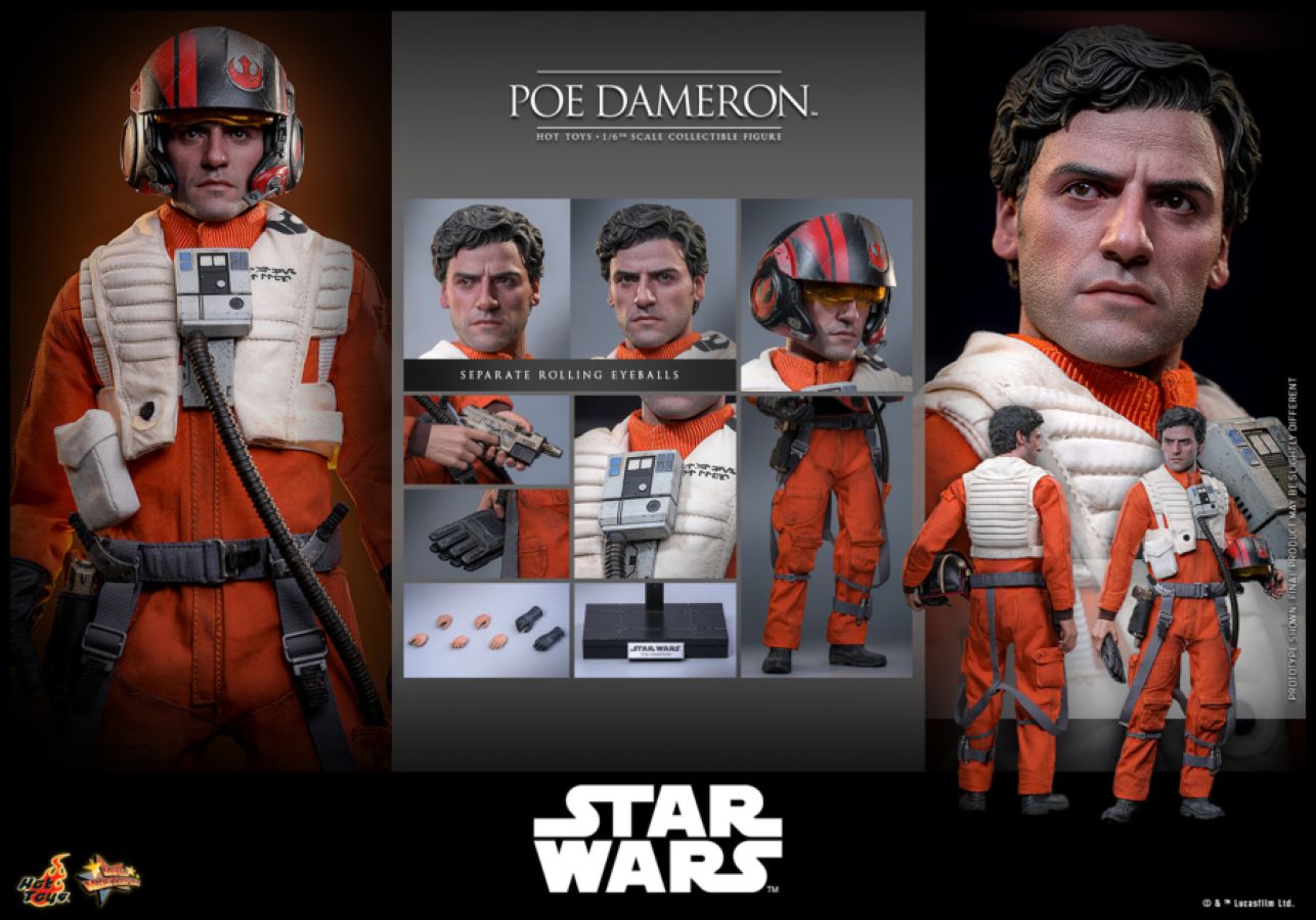 Star Wars: The Force Awakens - Poe Dameron 1:6 Scale Collectable Action Figure