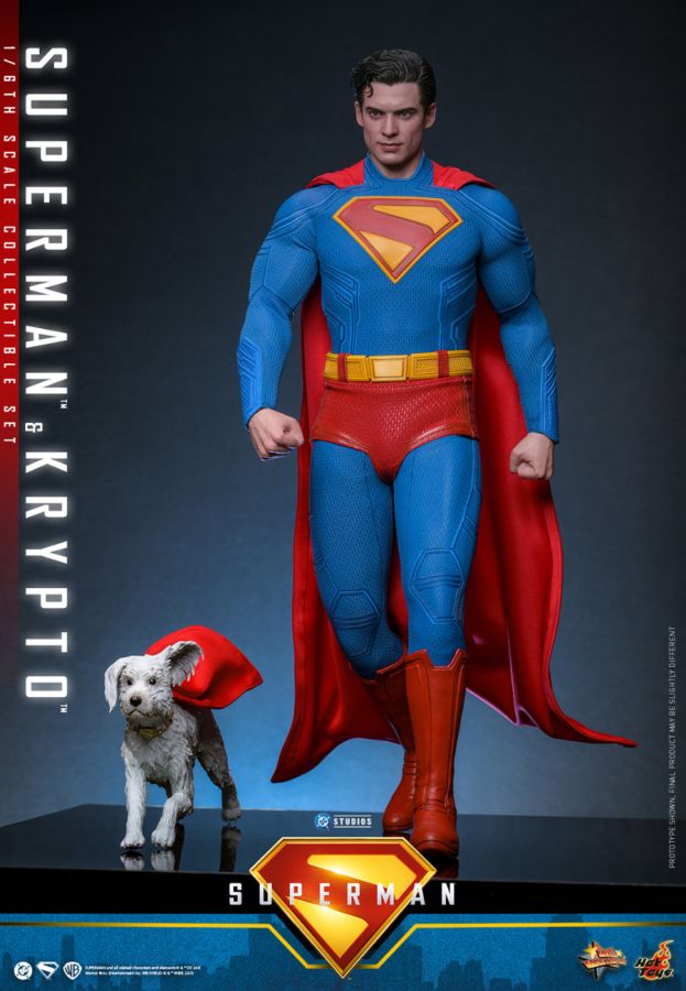 Superman (2025) - Superman & Krypto 1:6 Scale Collectable Action Figure Set