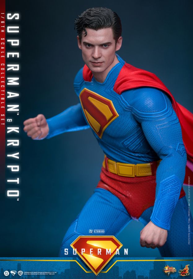 Superman (2025) - Superman & Krypto 1:6 Scale Collectable Action Figure Set