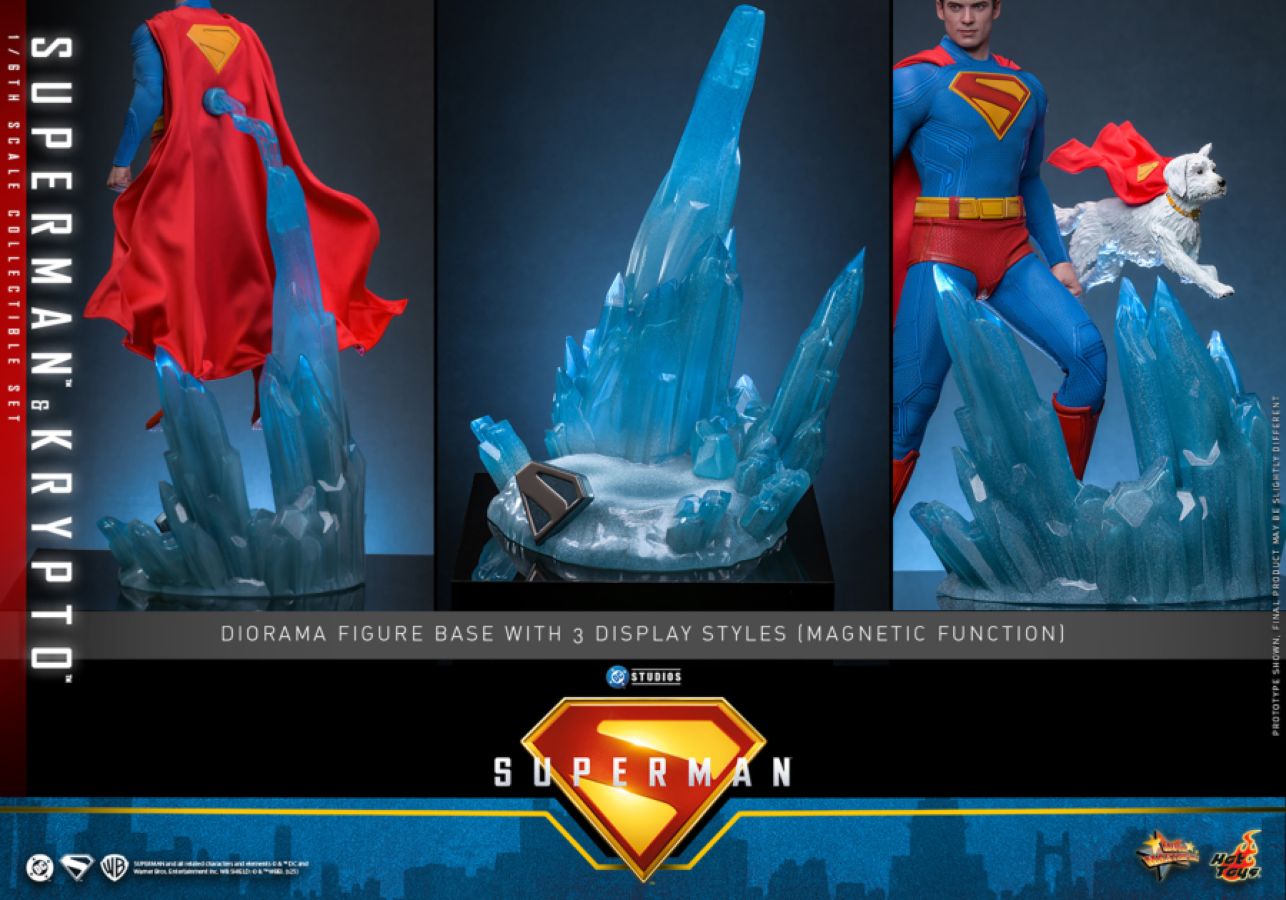 Superman (2025) - Superman & Krypto 1:6 Scale Collectable Action Figure Set