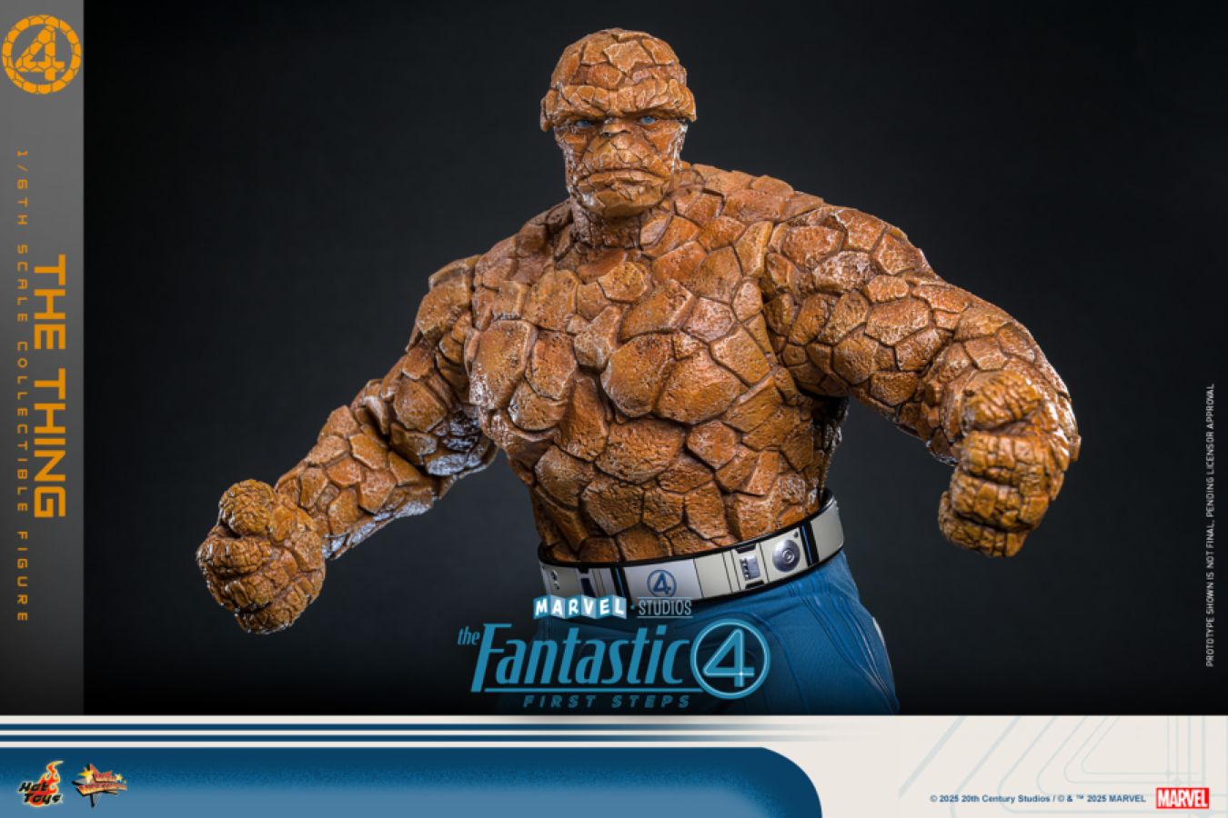The Fantastic Four: First Steps - The Thing 1:6 Scale Collectable Action Figure