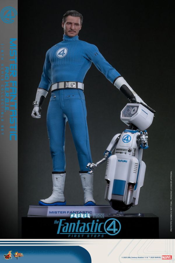 The Fantastic Four: First Steps - Mr. Fantastic & HERBIE 1:6 Scale Collectable Figure Set