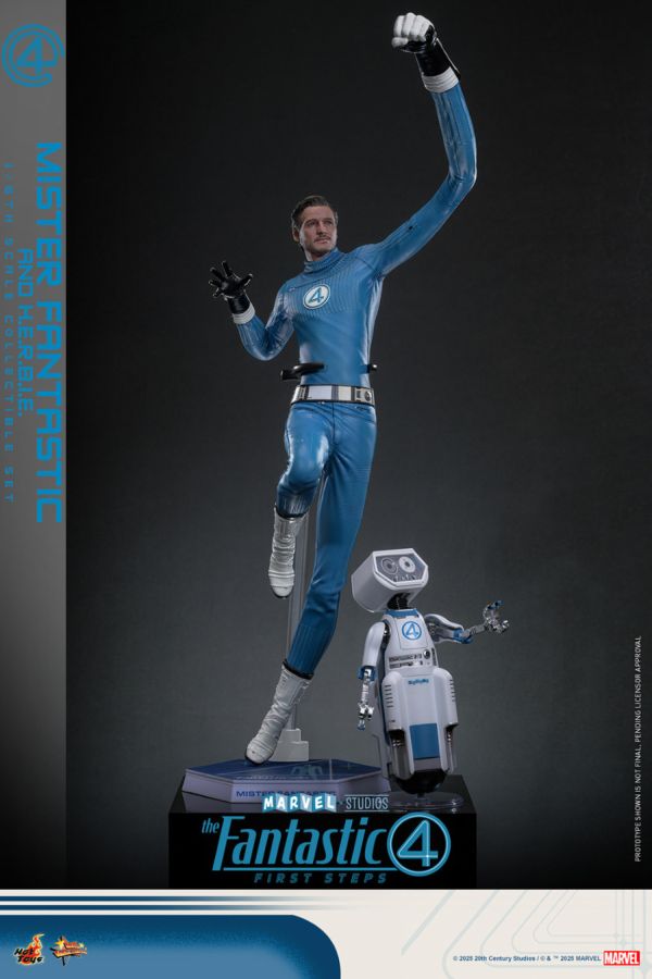 The Fantastic Four: First Steps - Mr. Fantastic & HERBIE 1:6 Scale Collectable Figure Set