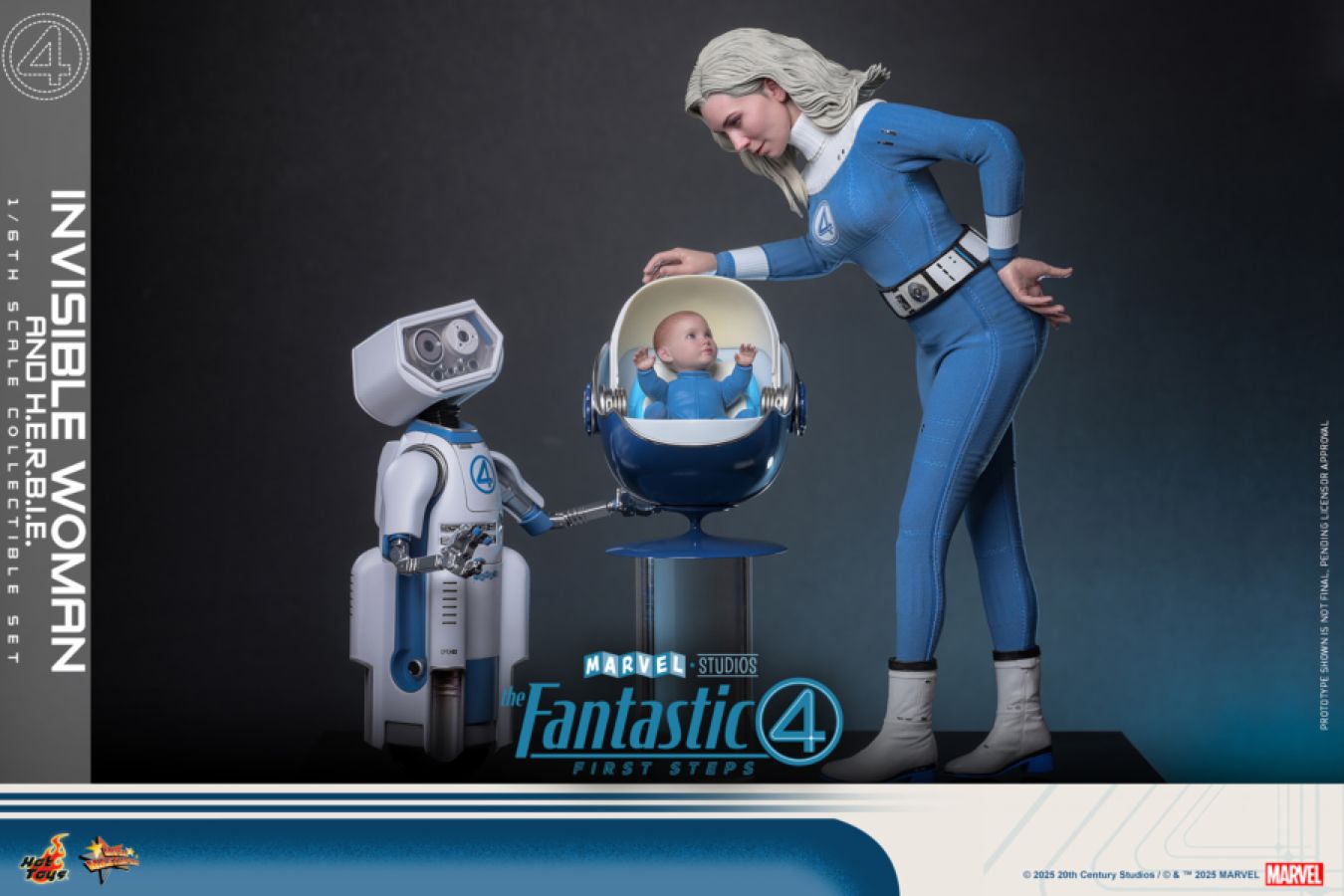 The Fantastic Four: First Steps - Invisible Woman & HERBIE 1:6 Scale Collectable Figure Set