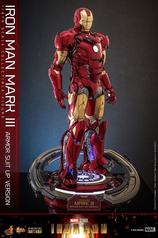Iron Man - Mk3 Armor (Suit Up Version) Diecast 1:6 Scale Collectable Action Figure