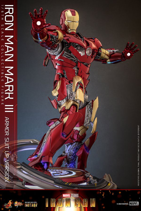 Iron Man - Mk3 Armor (Suit Up Version) Diecast 1:6 Scale Collectable Action Figure