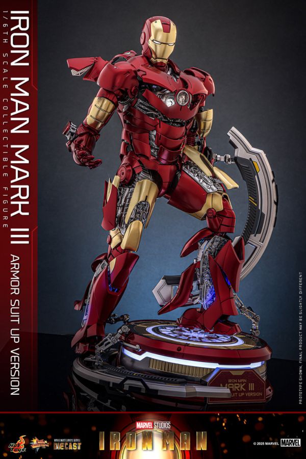 Iron Man - Mk3 Armor (Suit Up Version) Diecast 1:6 Scale Collectable Action Figure
