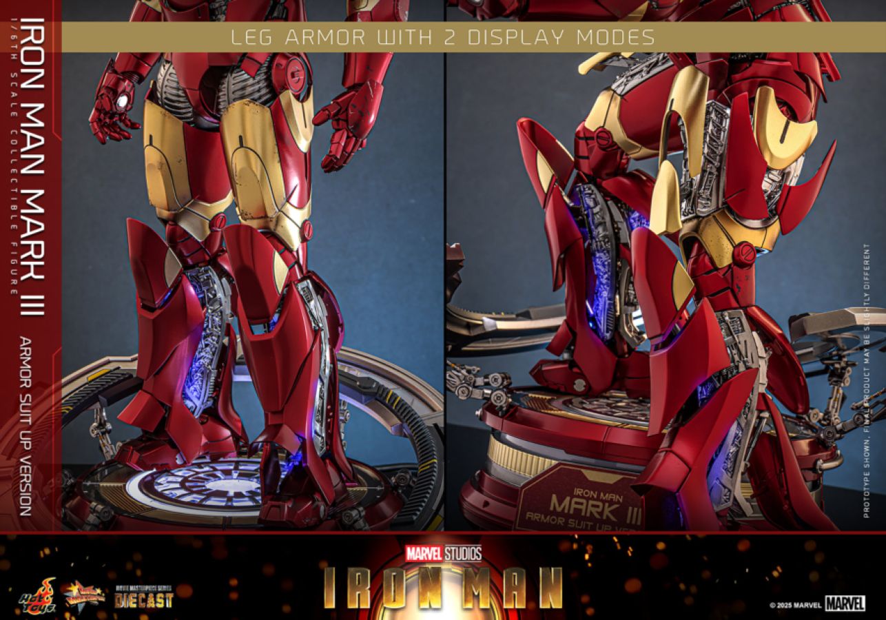 Iron Man - Mk3 Armor (Suit Up Version) Diecast 1:6 Scale Collectable Action Figure